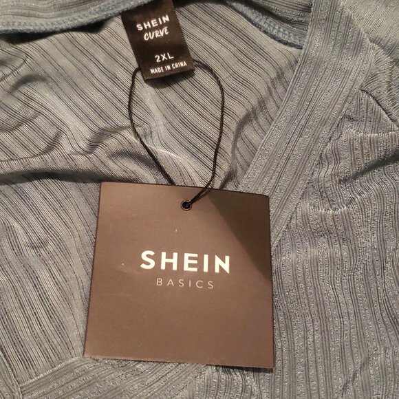 REDUCED-Women's Maxi Length Button Frnt day dress by SHEIN Sz XXL New With TAGS! - Picture 4 of 4